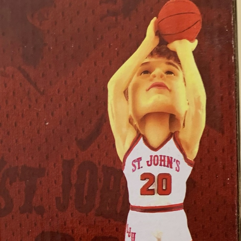 Chris Mullin Bobble head St. John’s Red Storm Limited Edition Home White Jersey